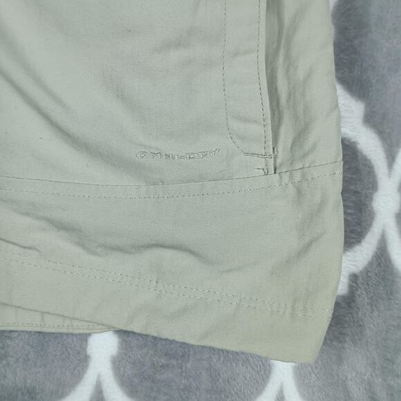 Columbia Titanium Vest Womens Small Khaki Omni-Dry Lightweight Hiking Full Zip - Picture 8 of 10